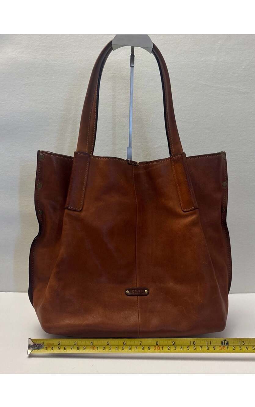 Frye Brown Leather Tote Bag
